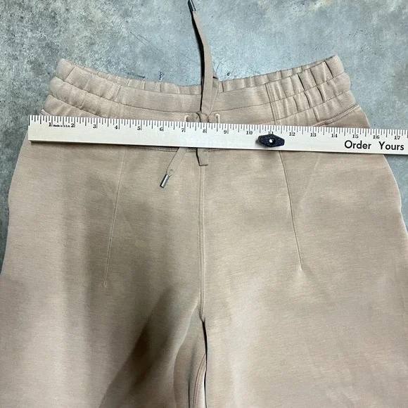 Lululemon Loungeful Wide Leg Pants Womens 6 Beige Knit Yoga High Rise Beige Soft